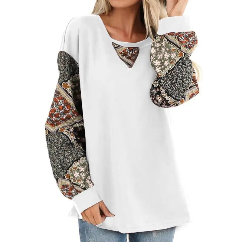 Long Sleeve Printed Top