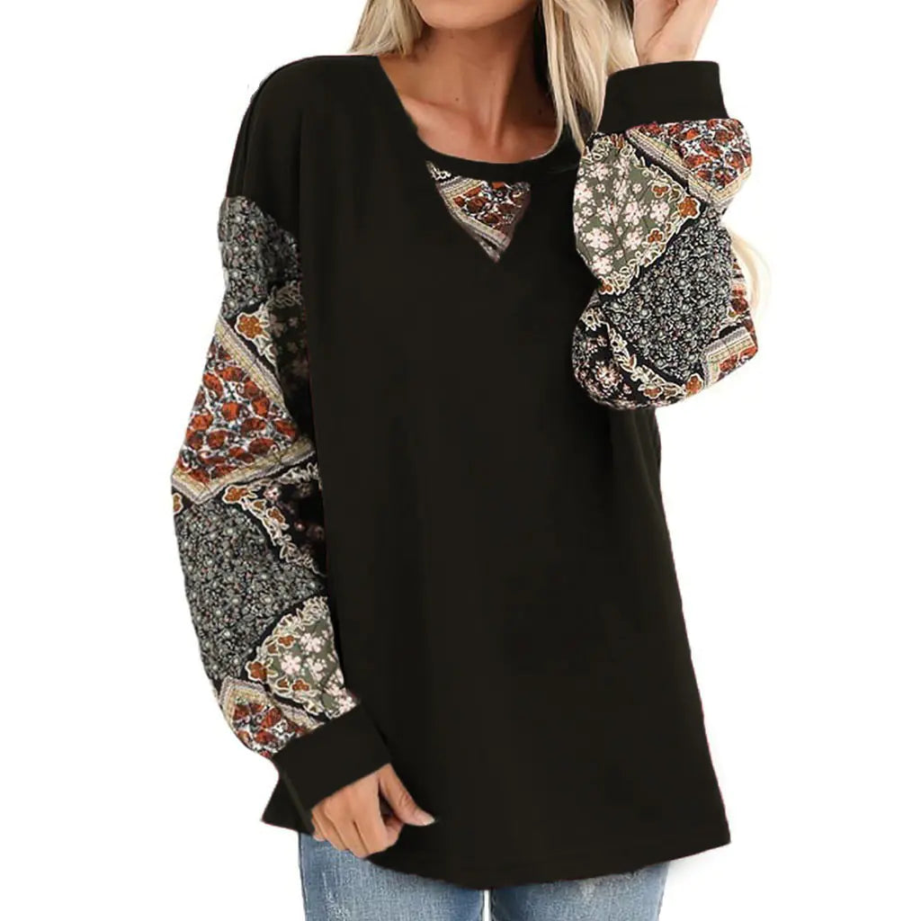 Long Sleeve Printed Top